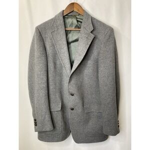 John Weitz By Palm Beach Men's Camel Hair Blazer Jacket Union Made Career Wear